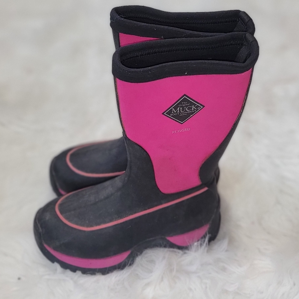 The Original Muck Boots Girls Pink Youth Size 1